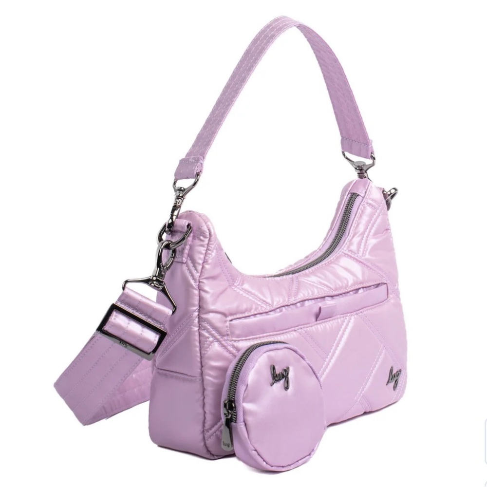Lug Curtsy Mini Crossbody Bag Metallic Sugarplum - Picture 2 of 5